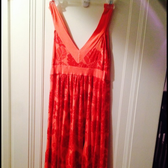 Adorable orange sundress