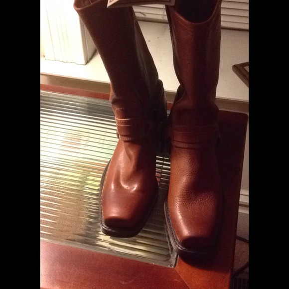 Frye harness boots