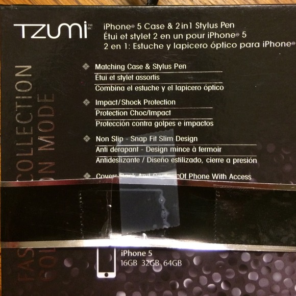 Black iPhone 5 Case & 2 in 1 Stylus Pen - Picture 2 of 2