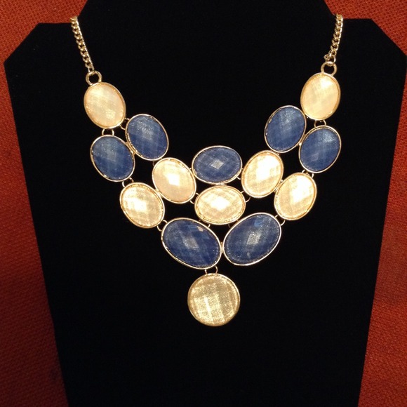 Blue/White Necklace