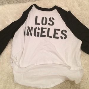 HILOW THREE QUARTER LENGTH SLEEVE LA TOP