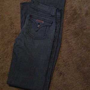 Hudson striped jeans