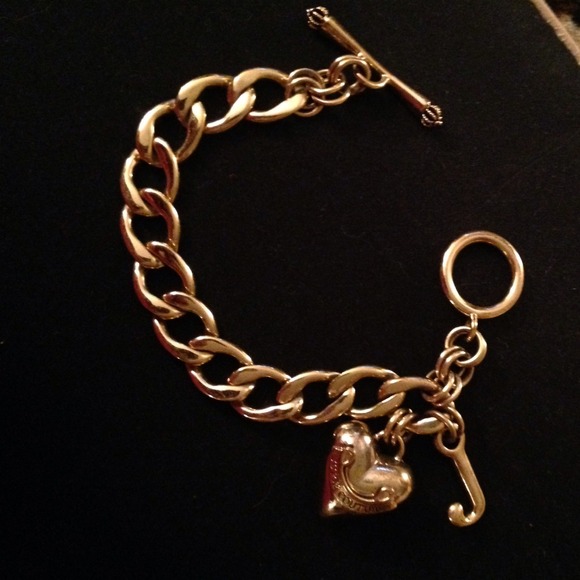 Cute gold authentic juicy bracelet