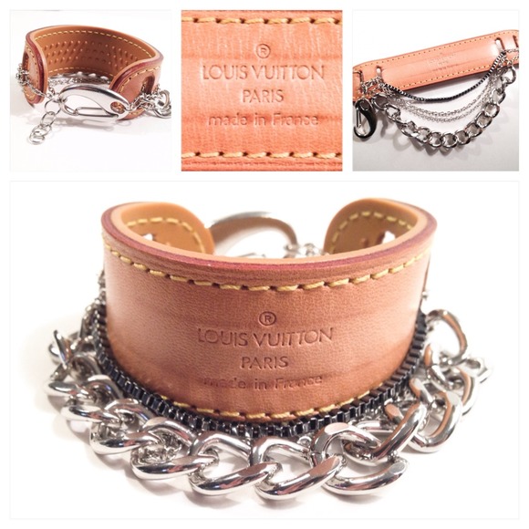 Louis Vuitton Jewelry - Louis Vuitton Strap & Chain Bracelet
