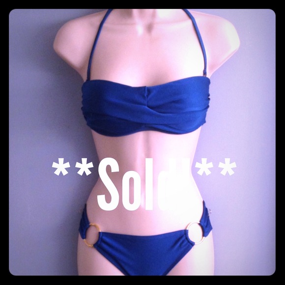 **Sold!** Royal Blue Bikini Swim Suit