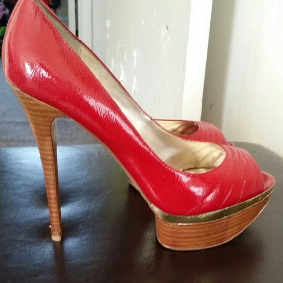 Bakers Red Pumps