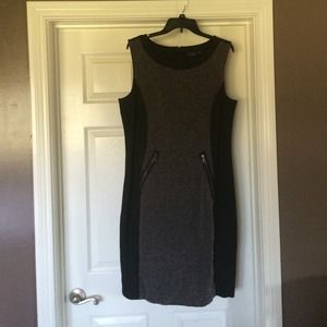 Apt 9 black and grey dress