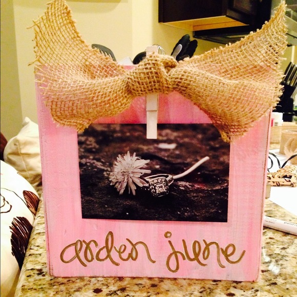 Personalized Rustic Picture Frame - Picture 2 of 2
