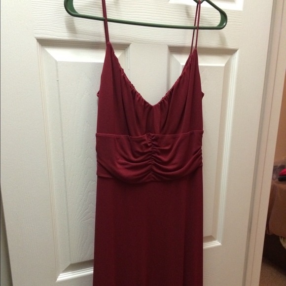 Perfect simple red dress.