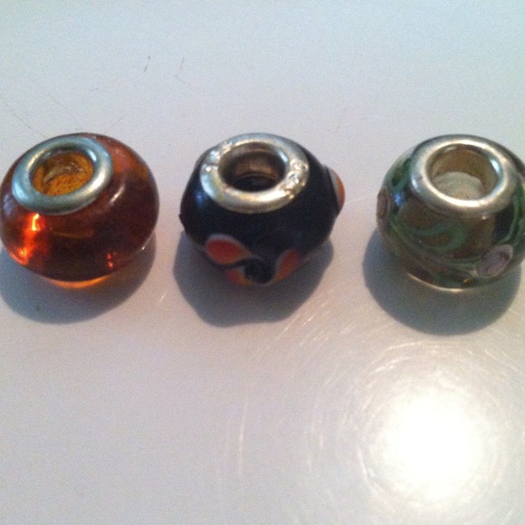 3 bracelet charms