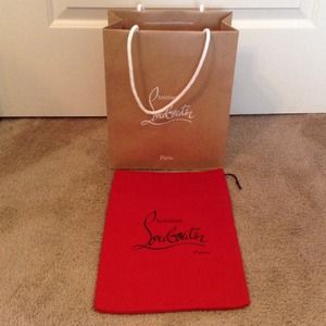 SOLD!! Christian Louboutin shopper and dustbag