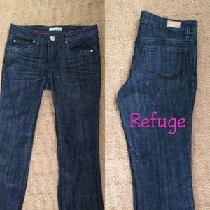 Dark wash jeans by refuge