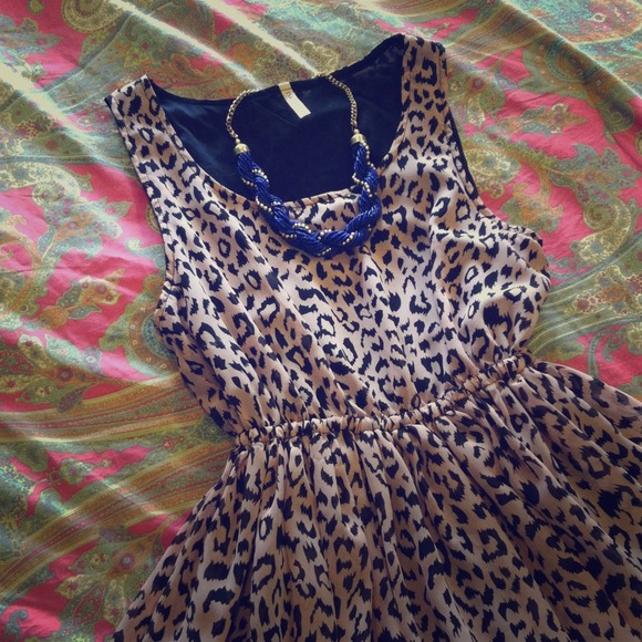 Rue21 Dresses & Skirts - Light pink cheetah dress