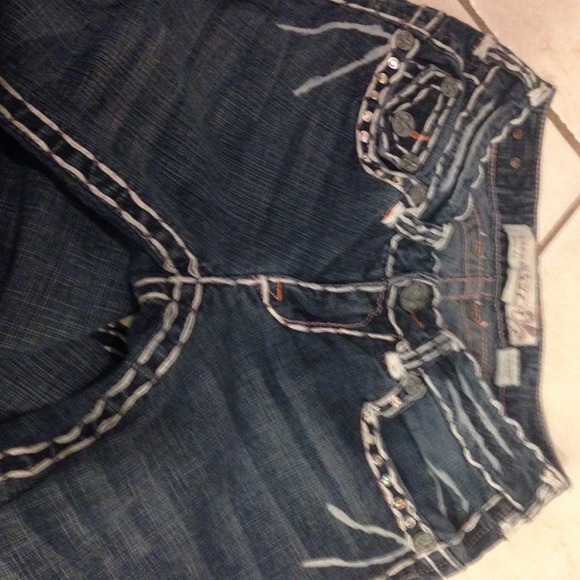 Rhinestoned Laguna Beach Jeans - Picture 2 of 4