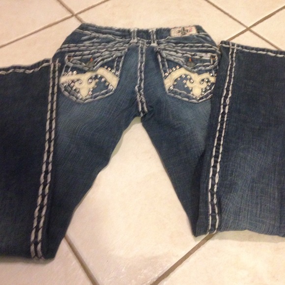 Rhinestoned Laguna Beach Jeans - Picture 4 of 4