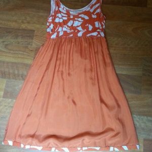 Orange design sundress