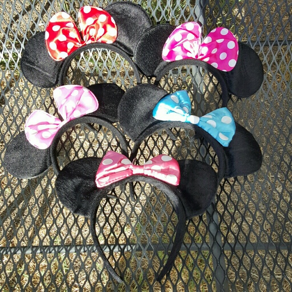 Minnie Mouse Inspired Rave Tutu Costume Skirt Ears - Picture 3 of 4