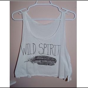 RARE Brandy Melville "wild spirit" graphic