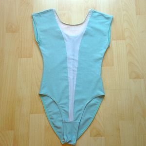 American Apparel Body Suit Light Aqua NWOT. NW