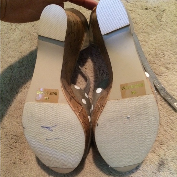Polk a dot platform wedges 9 NWOT - Picture 4 of 4
