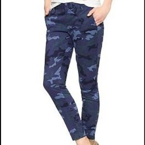 🆕NWT! Gap skinny mini blue camo khakis🆕