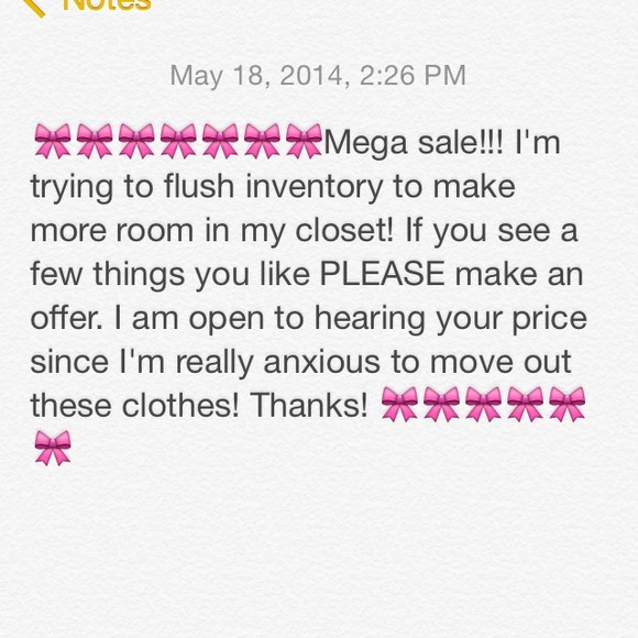 MAKE ME AN OFFER!!