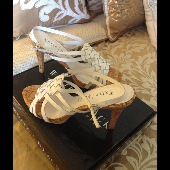 white heels from black house white market