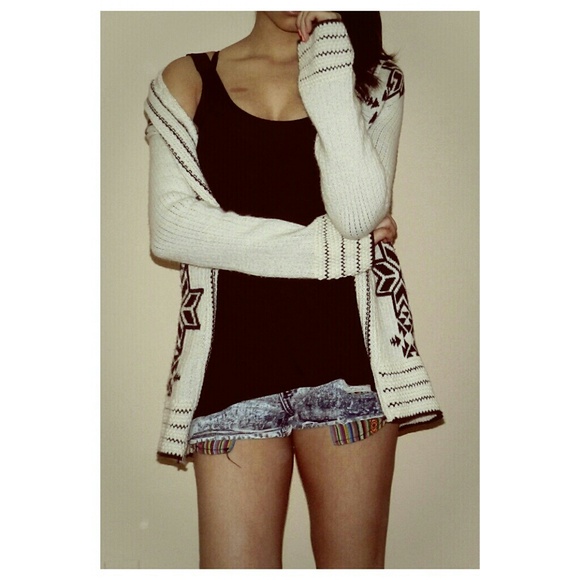Tribal Print Cardigan