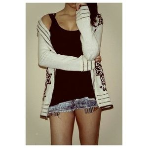 Tribal Print Cardigan