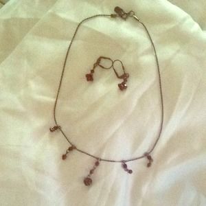 Elegant necklace & earning set
