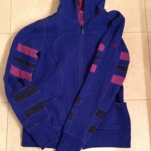 Lululemon Size 6 Royal Blue Scuba Hoodie
