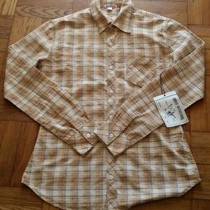 Womens True Religion  Plaid Woven Shirt