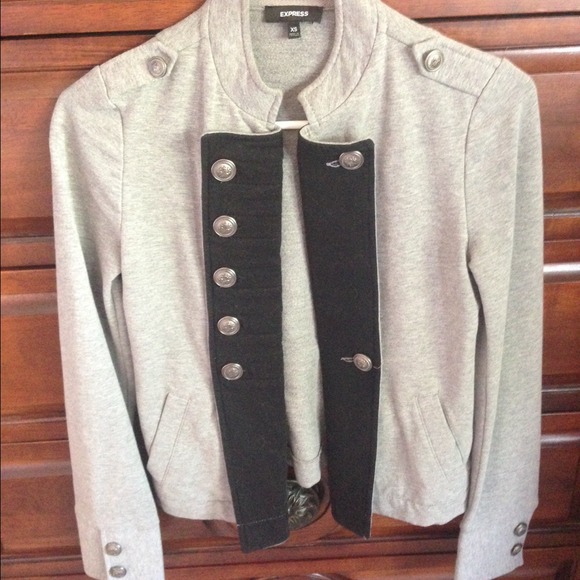 Grey Express Military Jacket