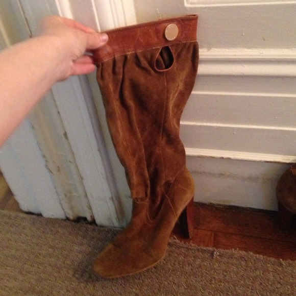 Michael Kors Shoes - Michael Kors suede and leather boots size 8