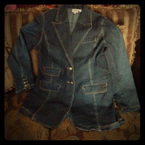 Diane Gilman Denim - 'DG2 by Diane Gilman' Denim Jacket
