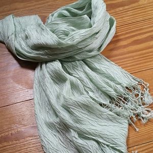 Mint Shimmer J. CREW scarf