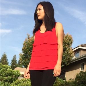 Forever 21 Tops - Price Reduction! Red Forever21 top. Forever 21 Tops - Price Reduction! Red Forever21 top.
