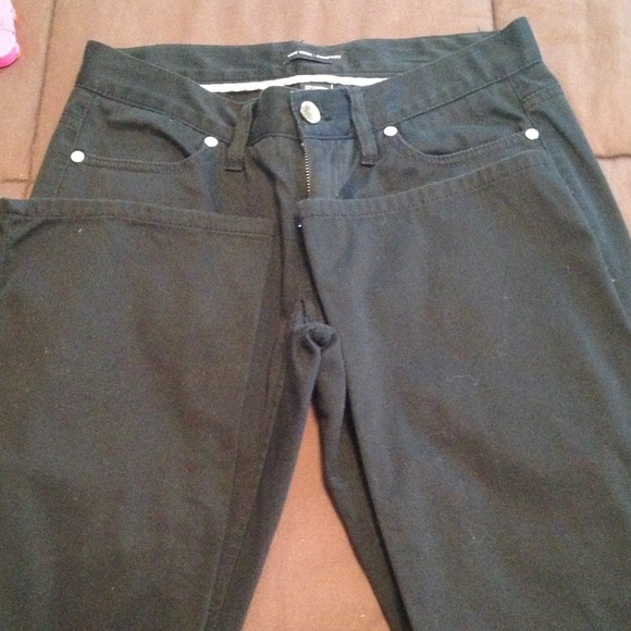 Black boot cut pants