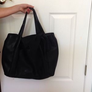 Black Ann Taylor Oversized Bag.