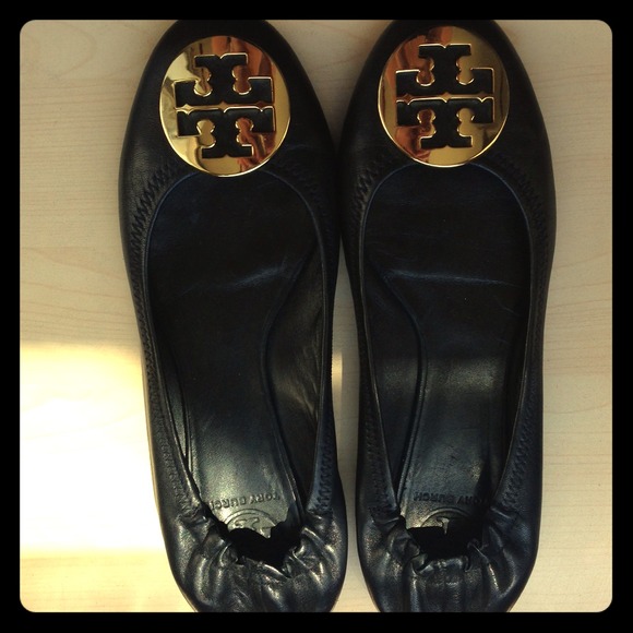 Black Tory burch flats
