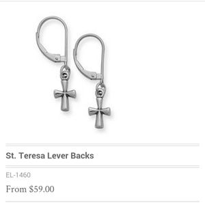 St. Teresa earrings James Avery