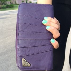 Roxy Bags - Price Reduction! Purple Roxy Wallet Roxy Bags - Price Reduction! Purple Roxy Wallet