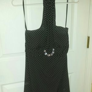 Black and white polkadot