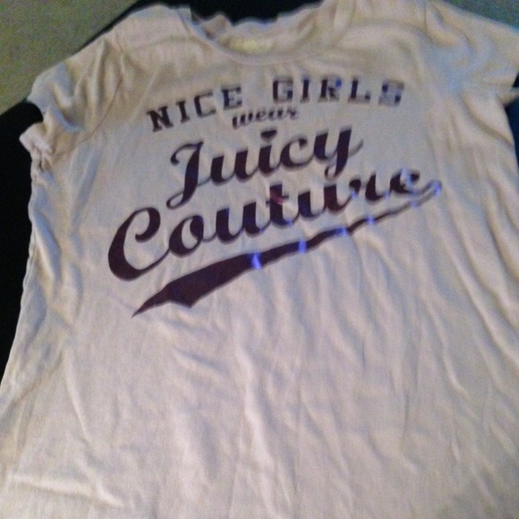 Light purple large Juicy Couture t shirt - Picture 1 of 1