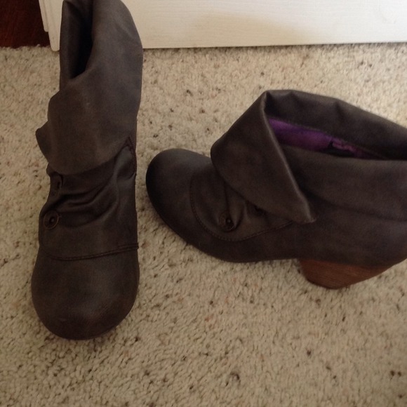 Bootie-Grey blowfish bootie reserved