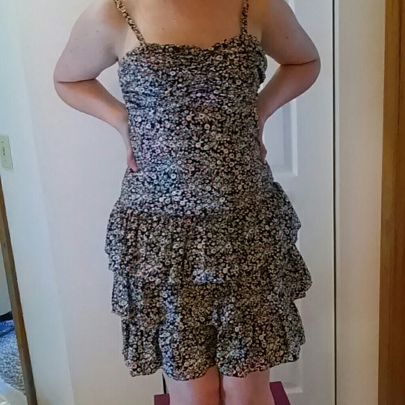 Flower print dress