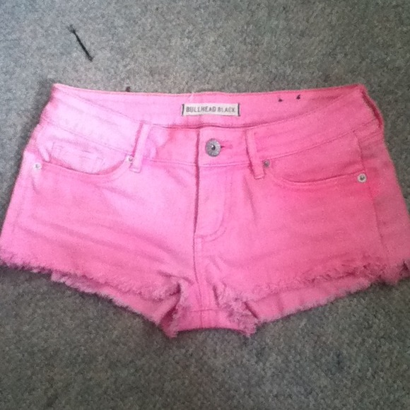⚡Reduced⚡Bullhead Neon Pink Cutoffs