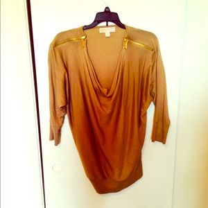 ✋RESERVED✋Michael Kors Zip Shoulder Sweater