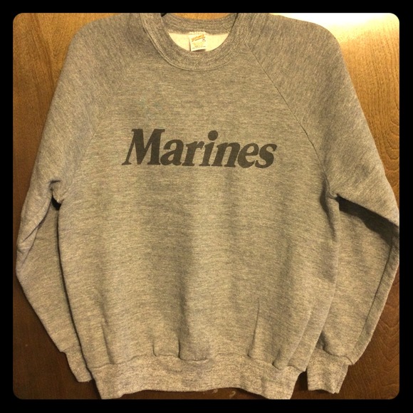 Vintage Marines Pullover Sweatshirt