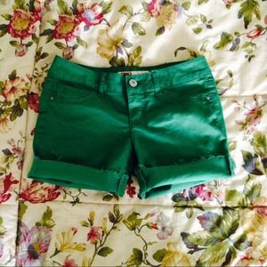 Green shorts